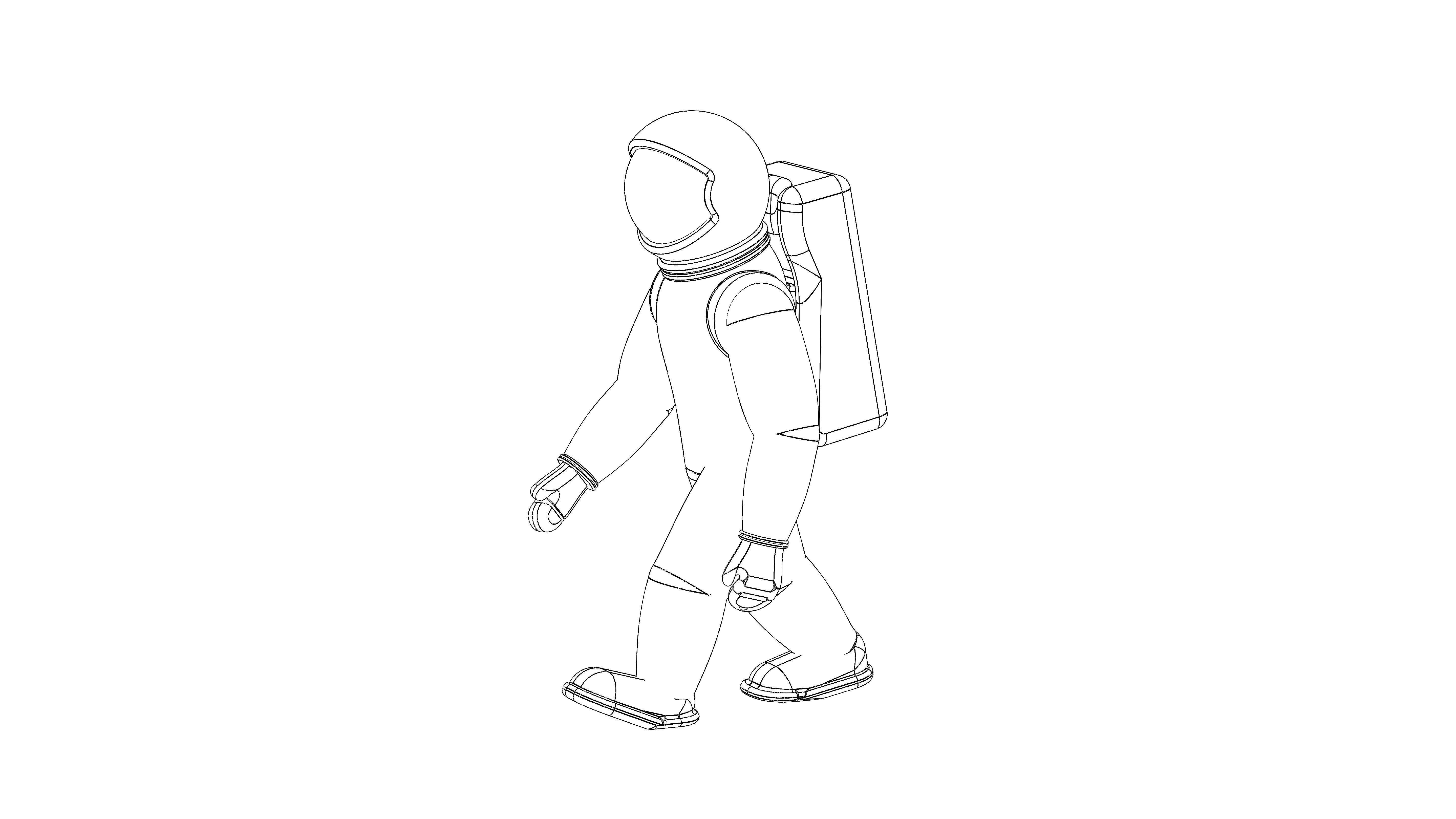 astronaut 3D model_6