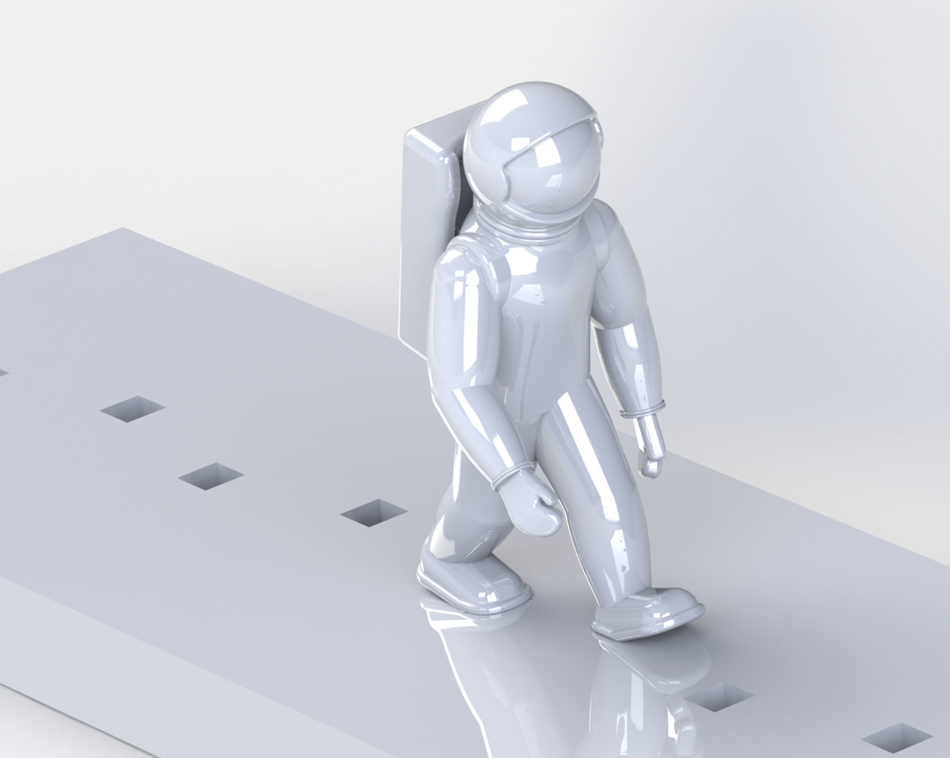 astronaut 3D model_4