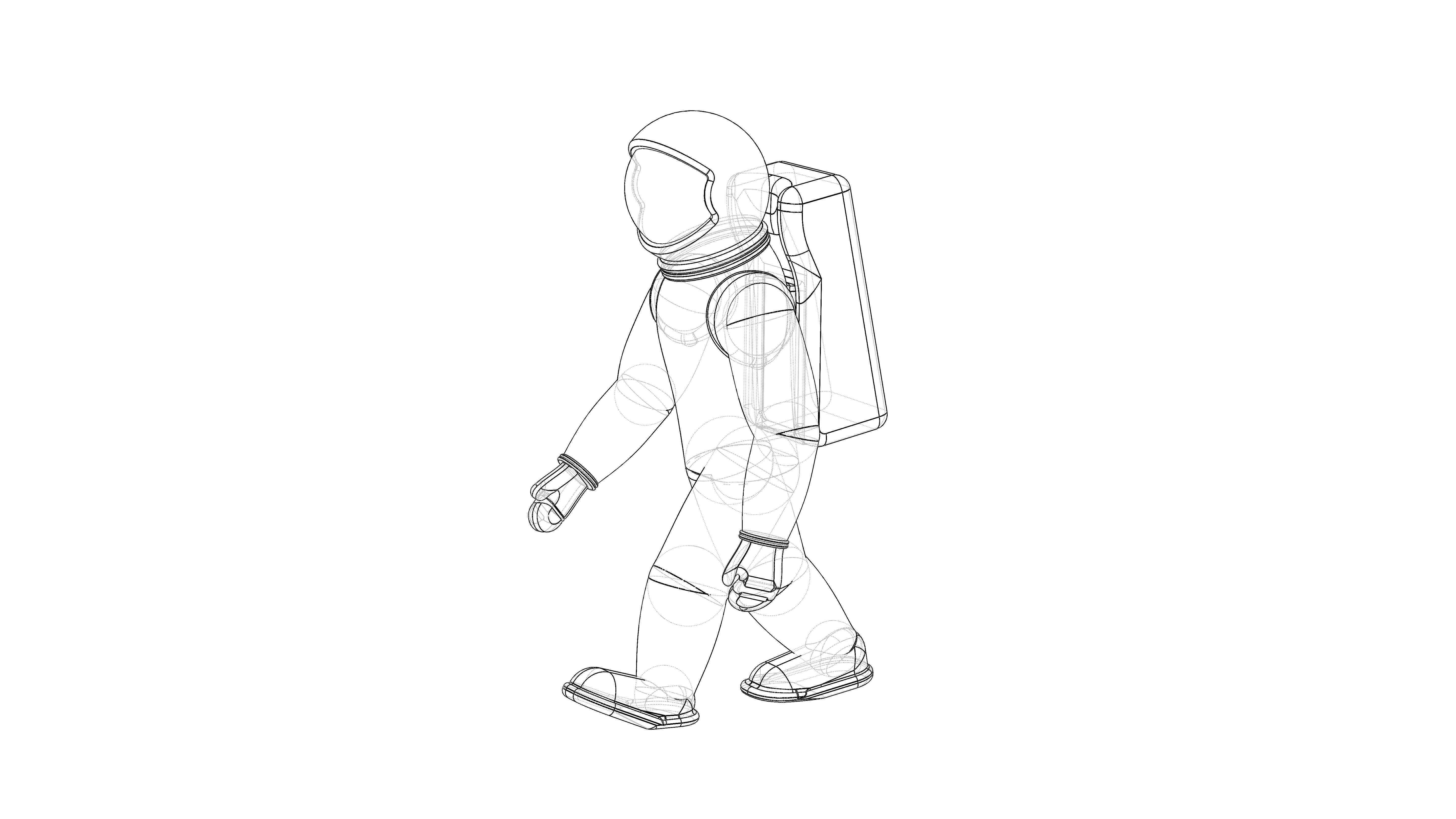 astronaut 3D model_2