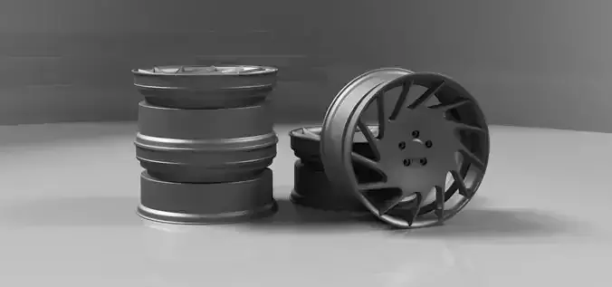 rim Vossen VLE1 rim 3D model