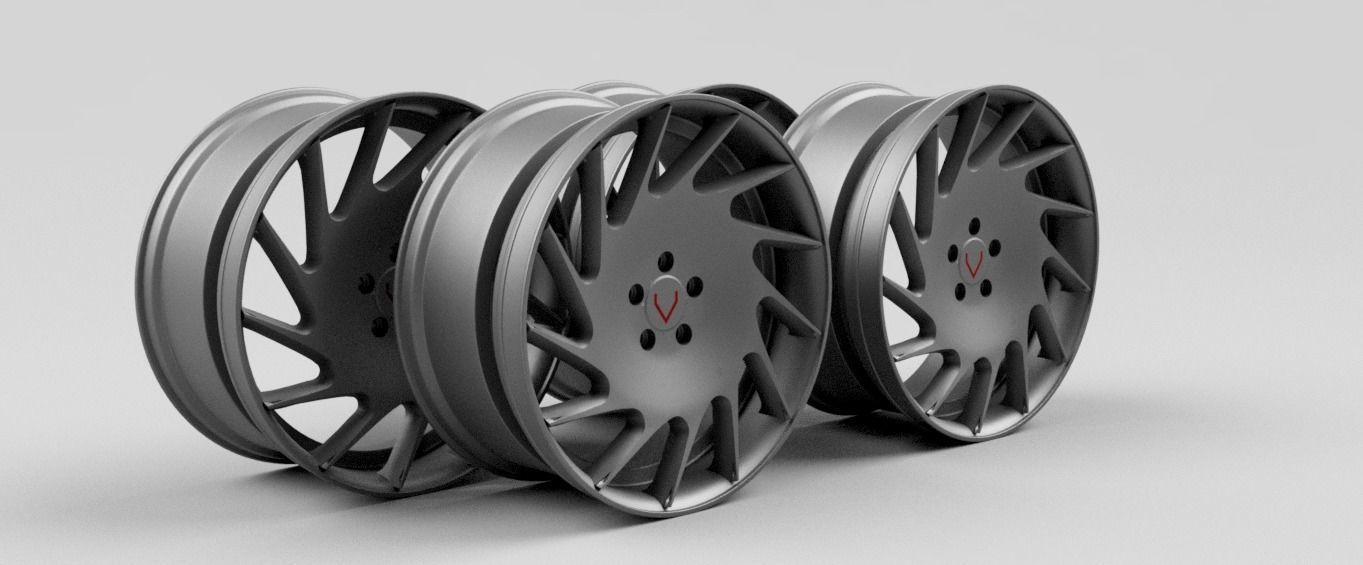 rim Vossen VLE1 rim 3D model_5