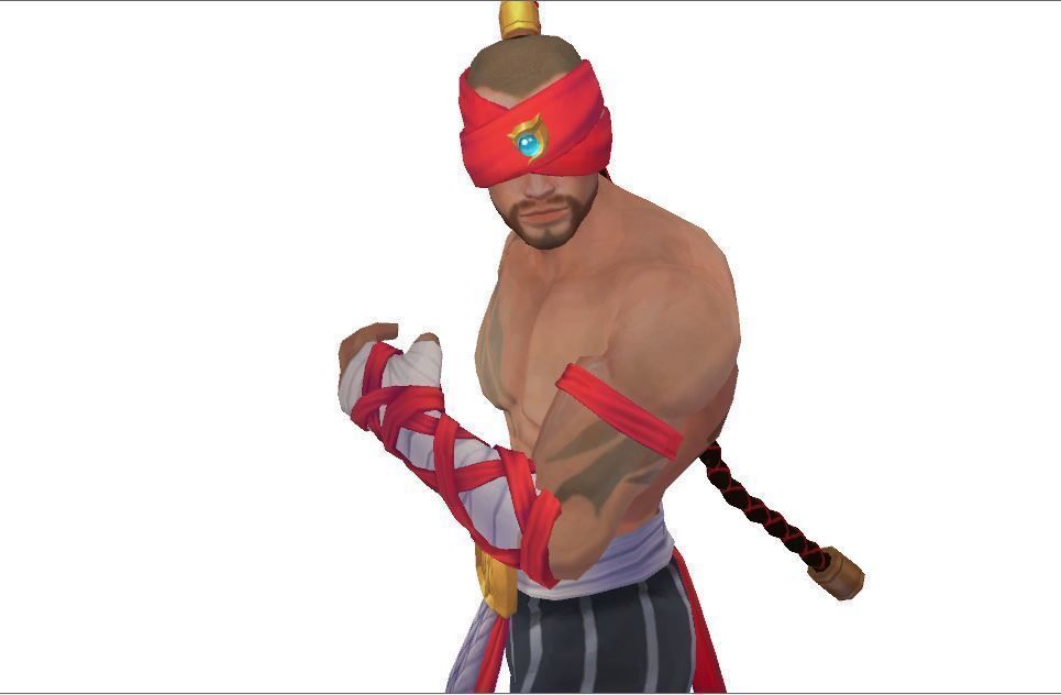 LeeSin League of Legends WR 3D print model_1