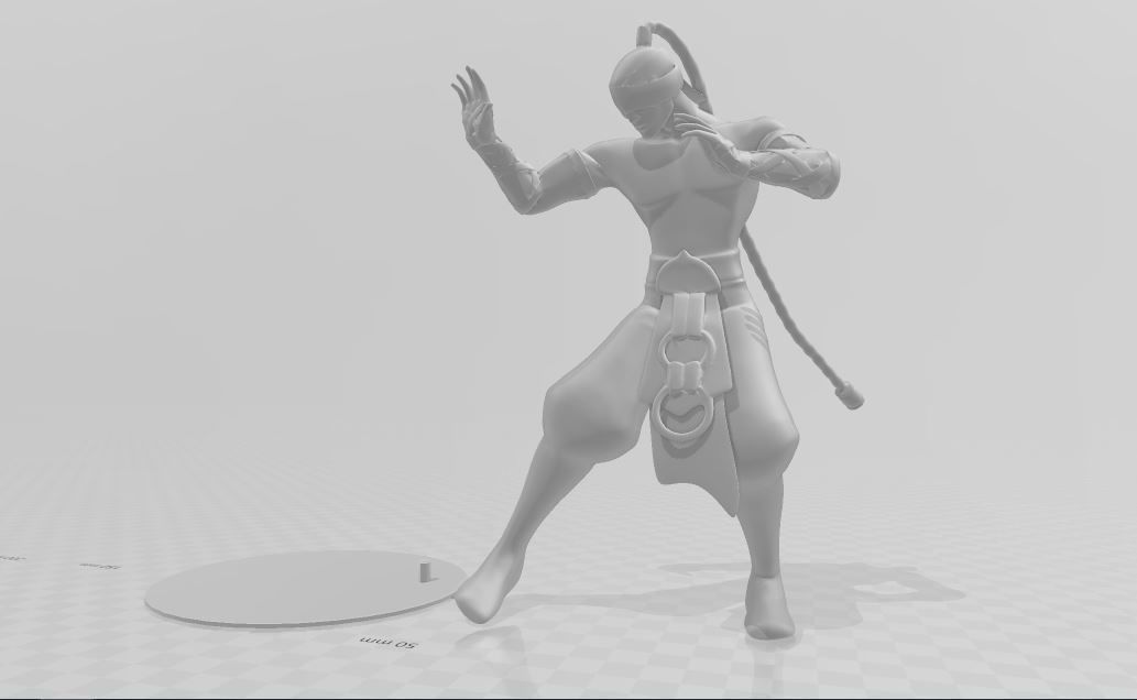 LeeSin League of Legends WR 3D print model_8
