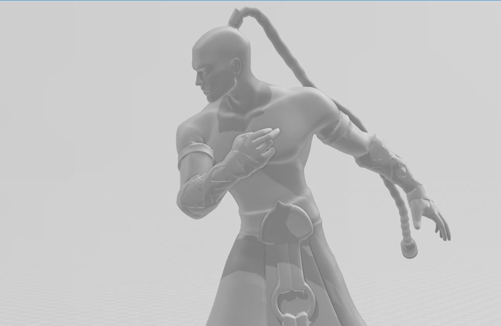 LeeSin League of Legends WR 3D print model_7