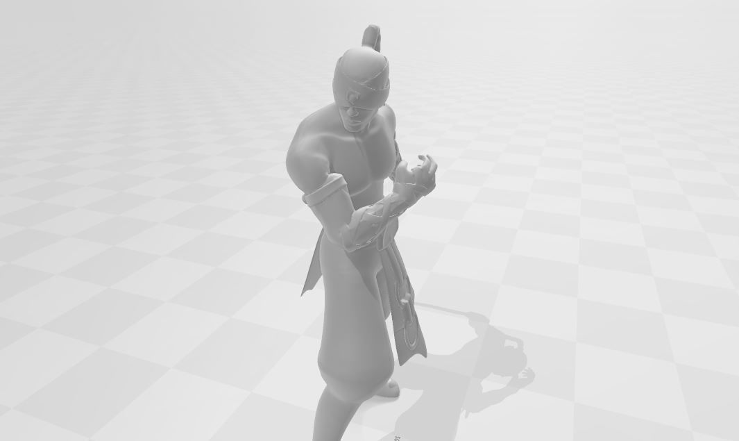 LeeSin League of Legends WR 3D print model_3