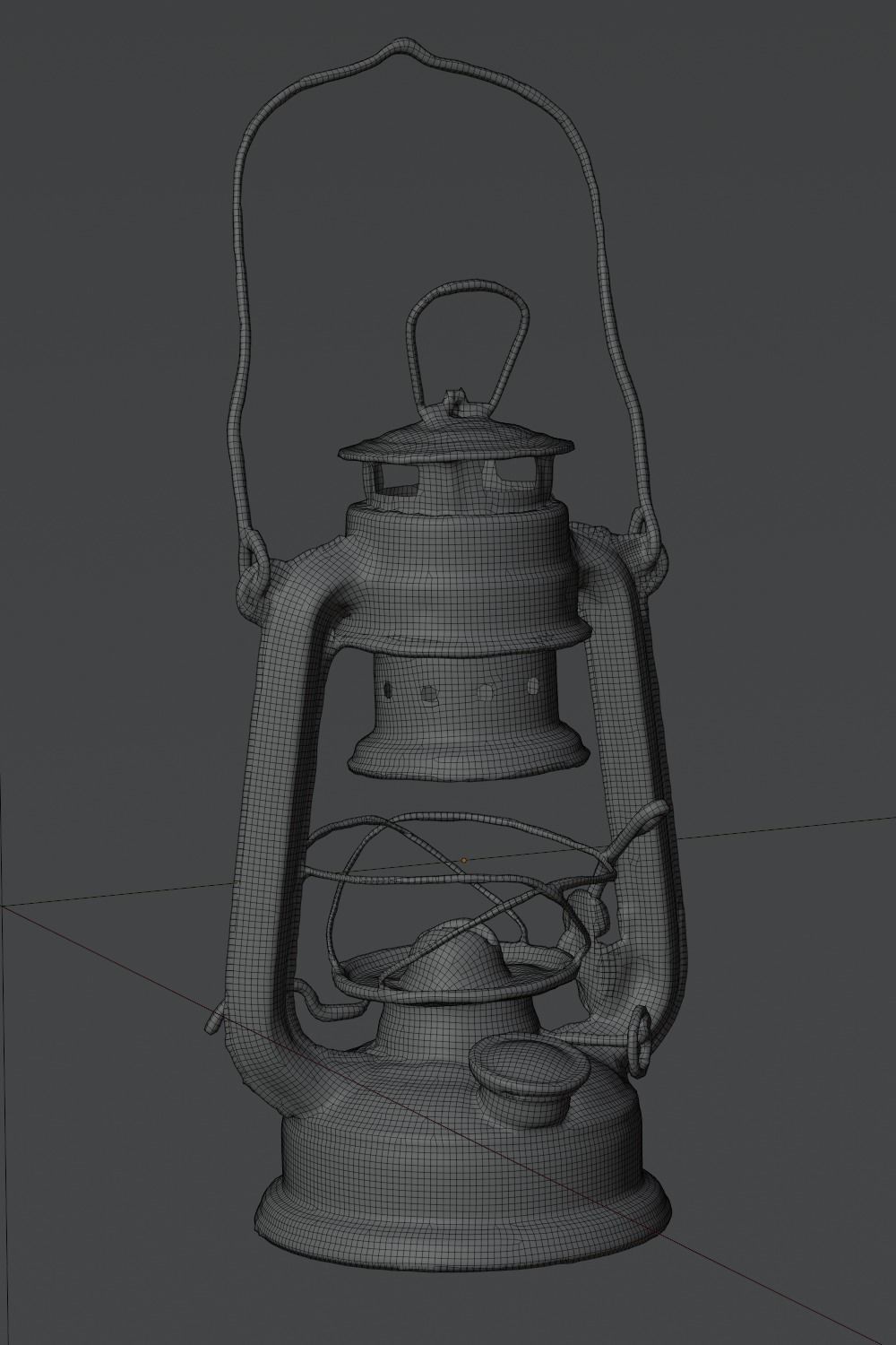 Hurricane Lamp photogrammetry scan PBR 4K textures Low-poly 3D model_6