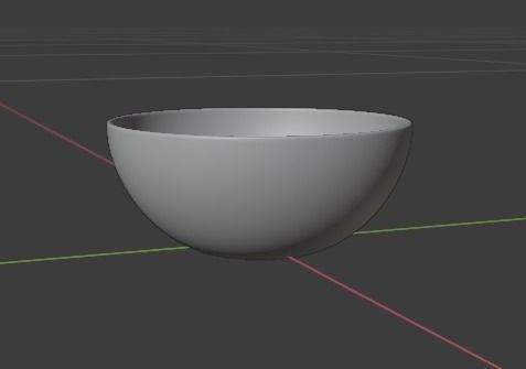 plastic bowl 3D model_2