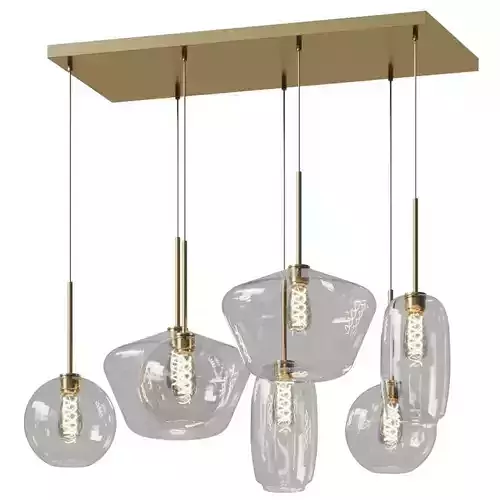 West Elm - Sculptural Glass 7-Light