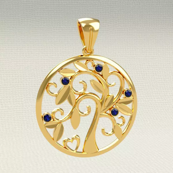 Pendant Magic Tree 3D print model