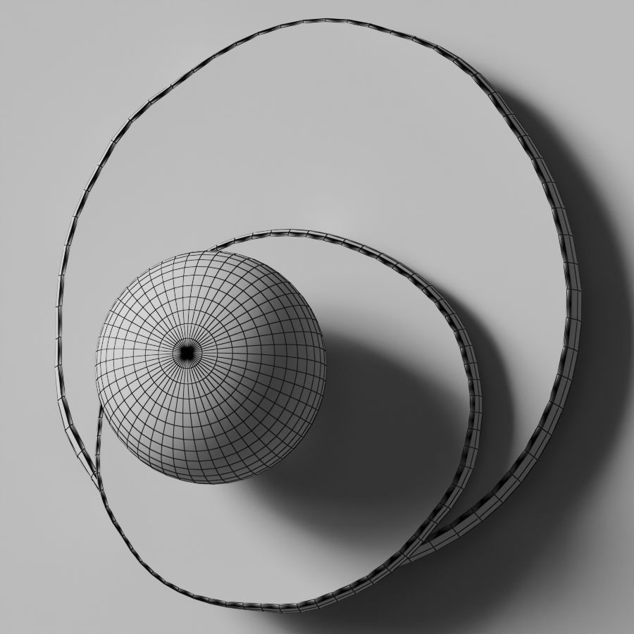 CB2 - ASTR WHITE ONYX WALL SCONCE 3D model_1