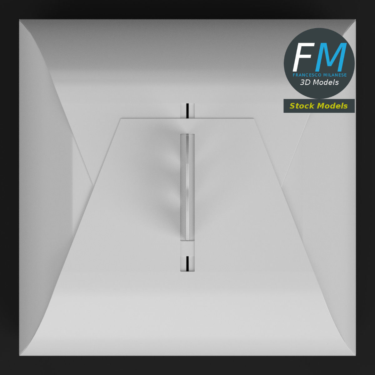 Cake packaging box 3D model_6