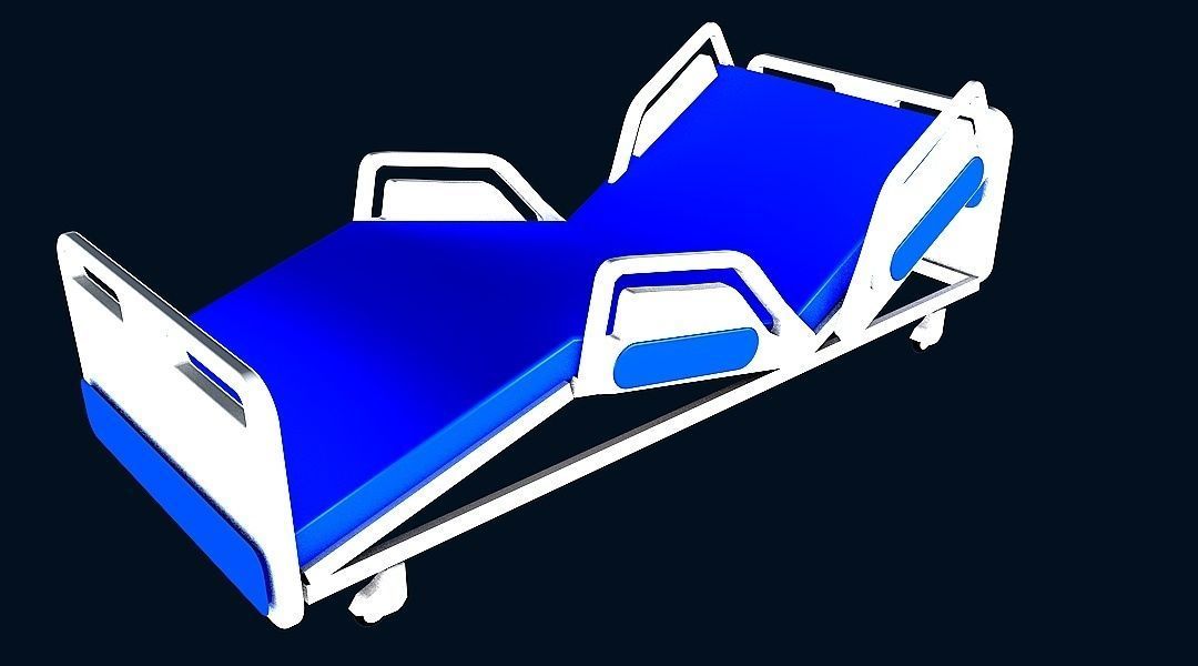 HOSPITAL BED 3D model_1