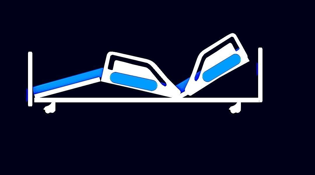 HOSPITAL BED 3D model_2