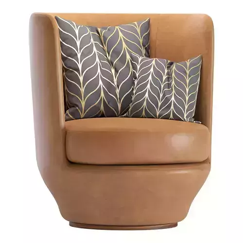 Armchair GIORGETTI ALL AROUND Leather