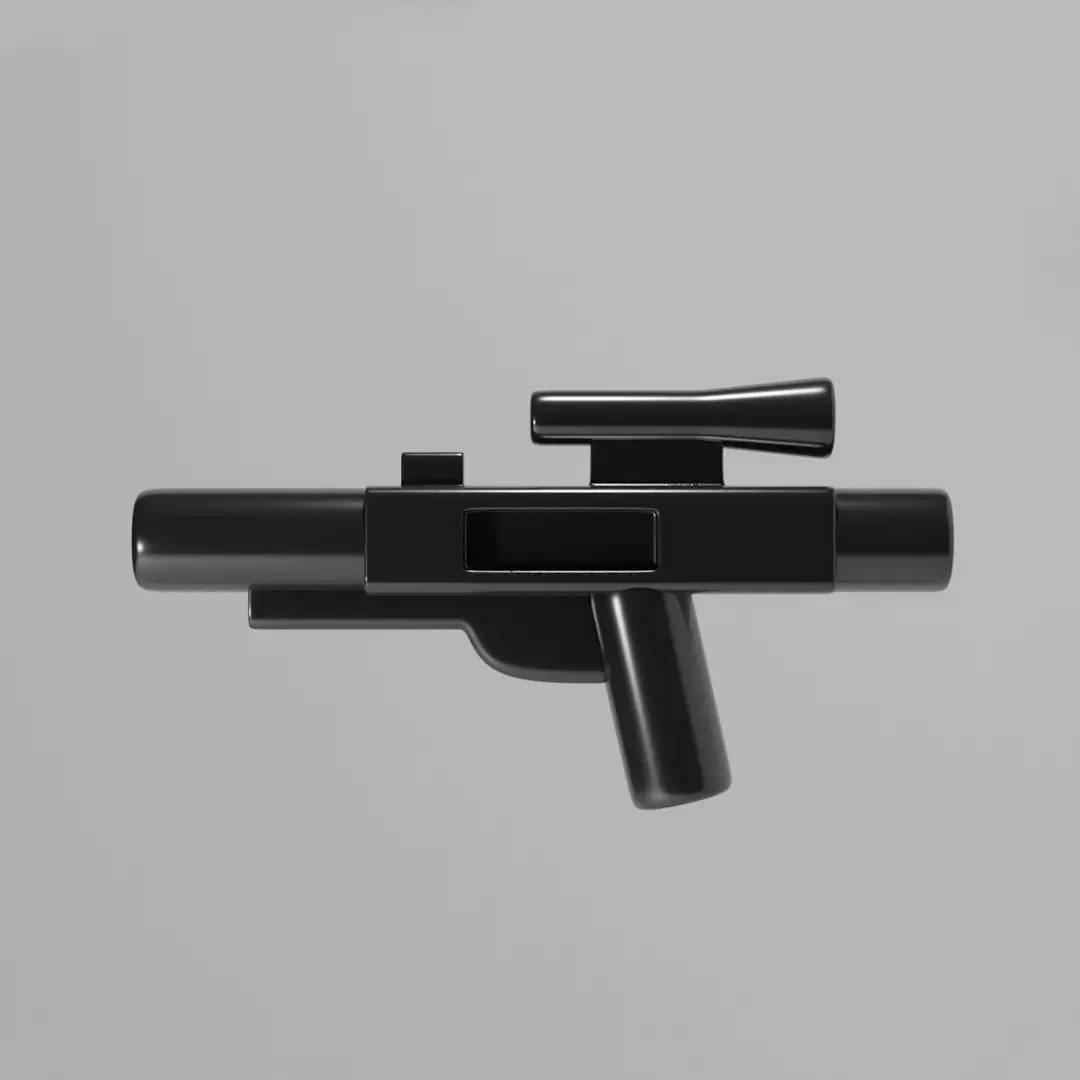 Lego Star Wars Blaster Free low-poly 3D model_0