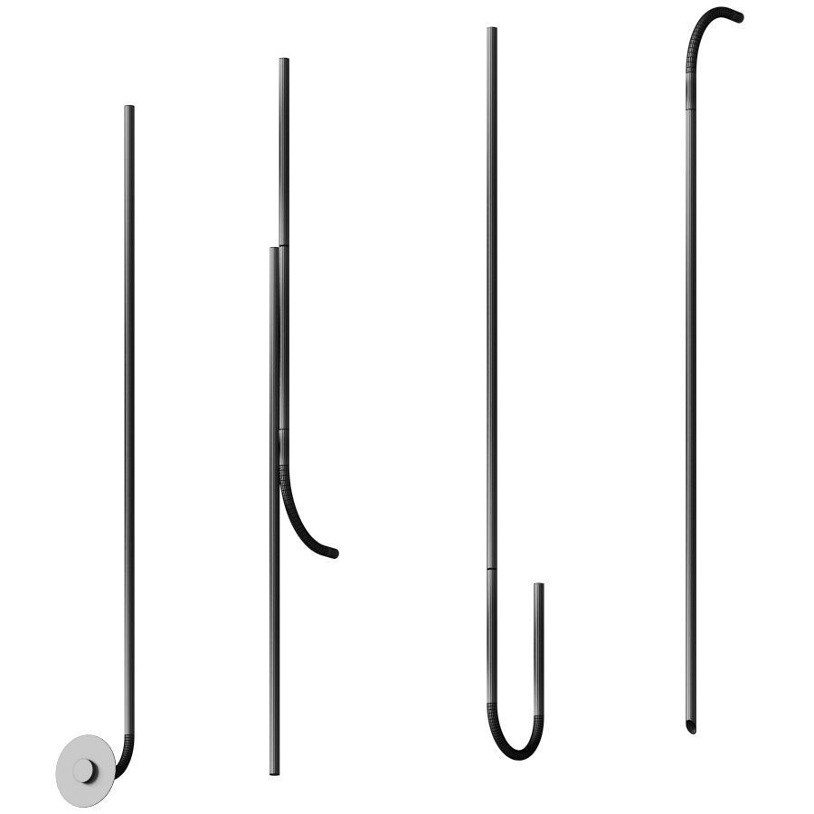 Minimalistic thin Wall lams set 3D model_1