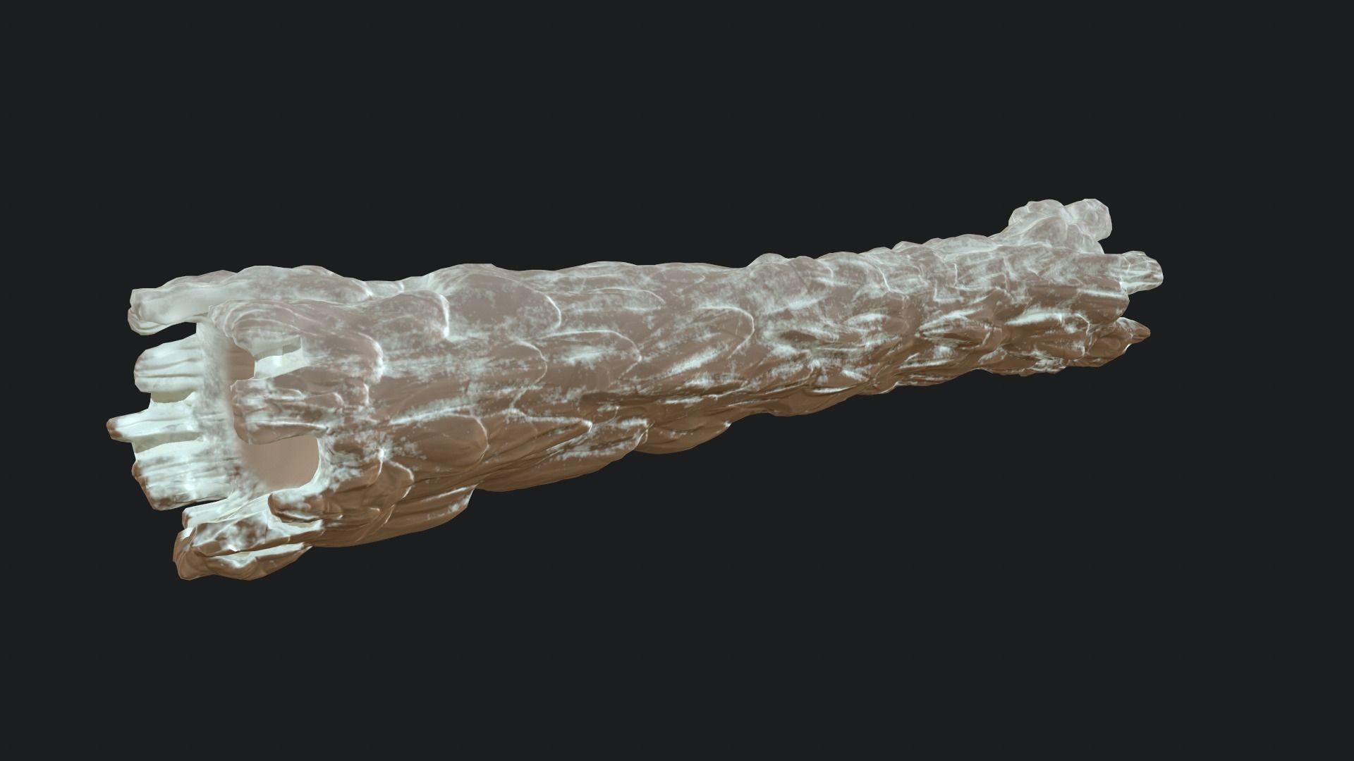 Stylized trunk  Free low-poly 3D model_8