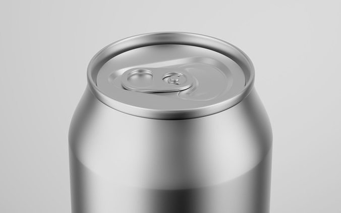 Aluminum Can 3D Model 3D model