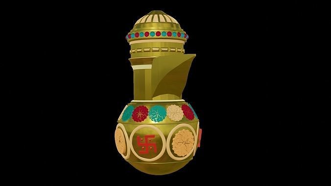 Jhari golden bomb 3D model