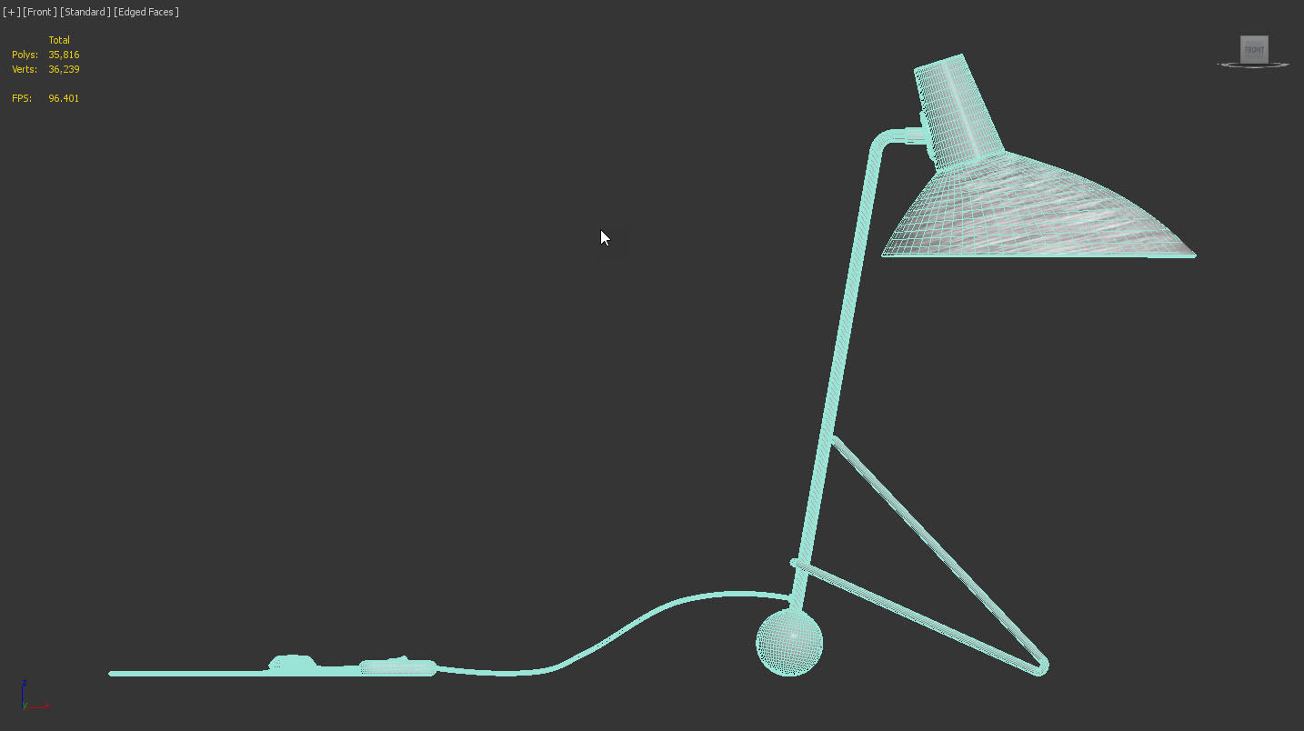 Tripod HM9 Table Lamp by andTradition 3D model_8