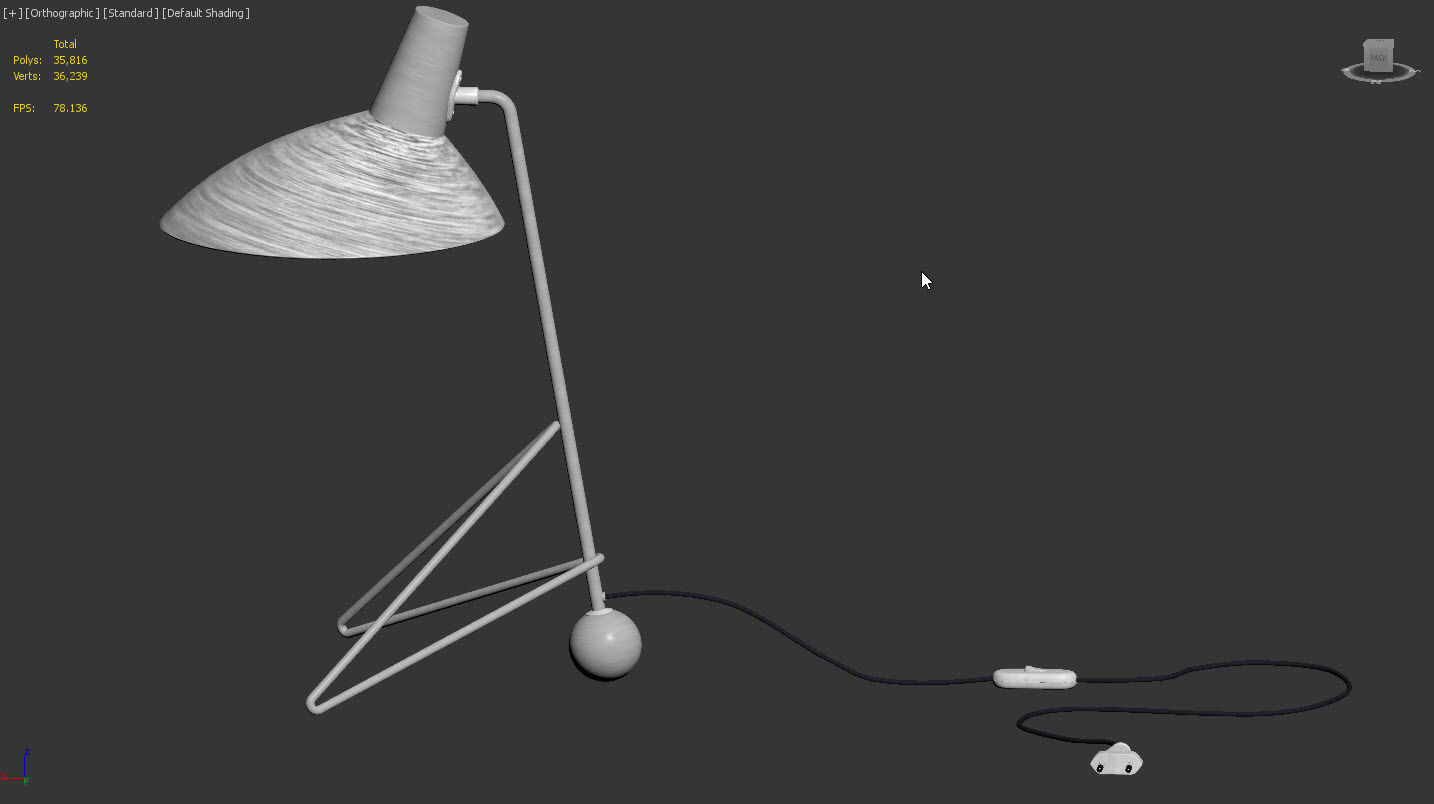 Tripod HM9 Table Lamp by andTradition 3D model_13