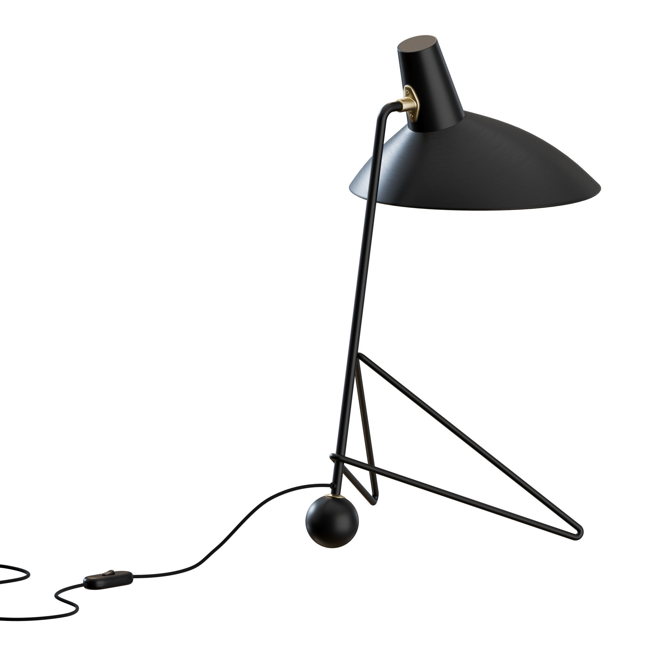 Tripod HM9 Table Lamp by andTradition 3D model_6