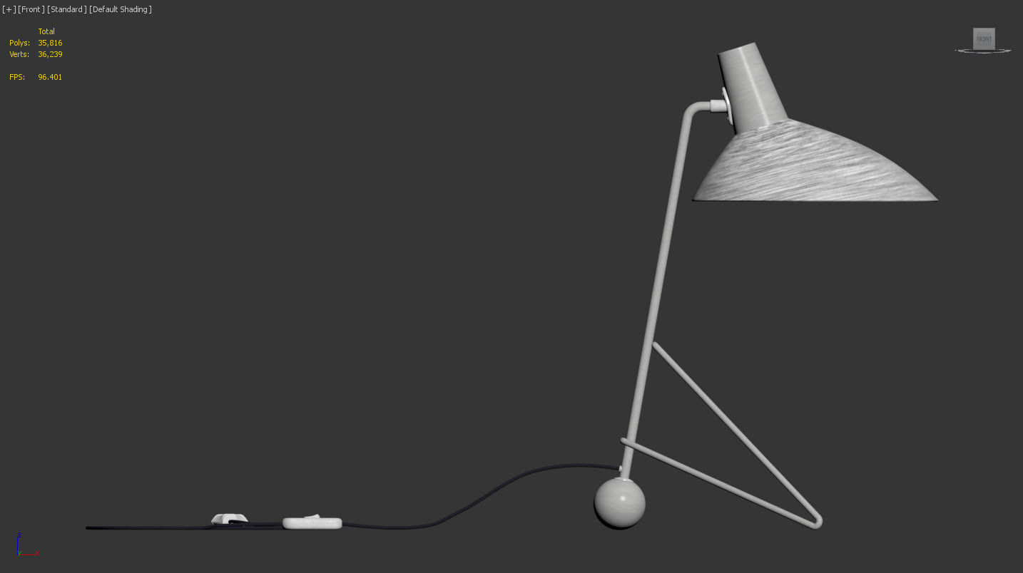 Tripod HM9 Table Lamp by andTradition 3D model_7