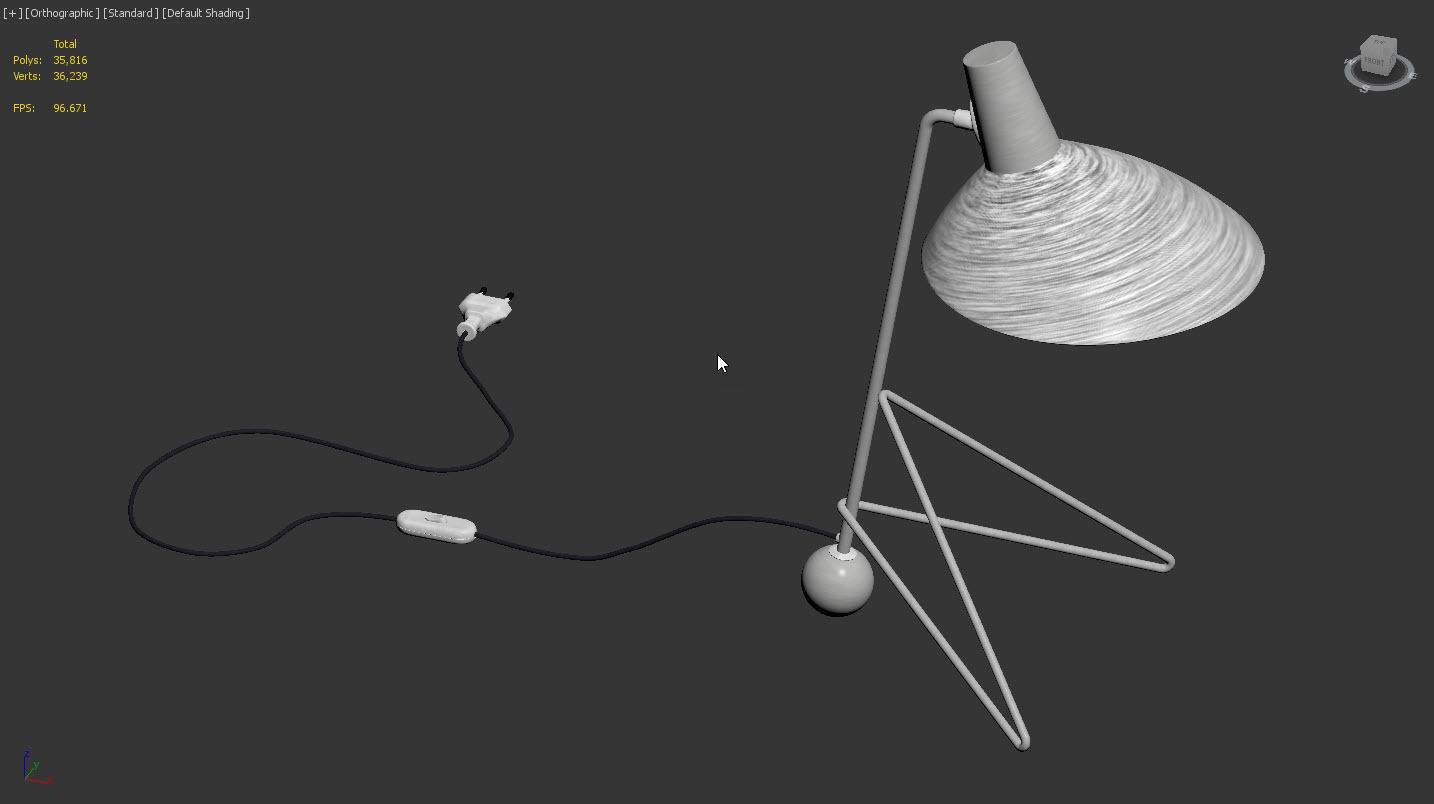 Tripod HM9 Table Lamp by andTradition 3D model_9