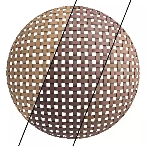 Wicker materials 5- PBR 4k by Sbsar