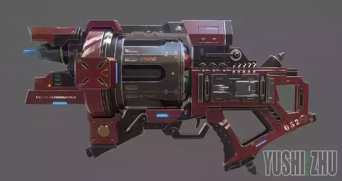 Gun For Art 3D model