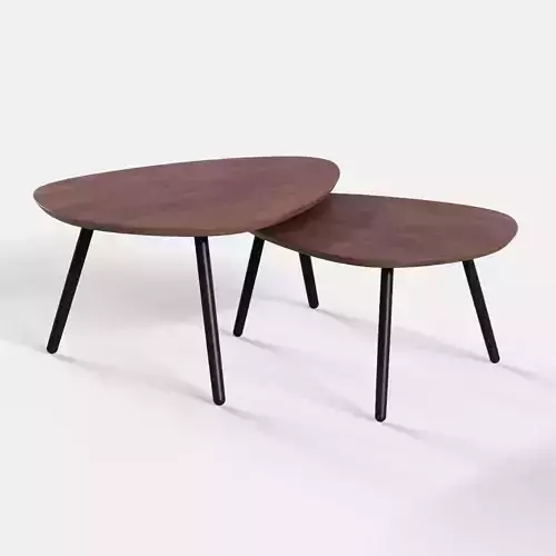 Hassan Coffee Table walnut finish