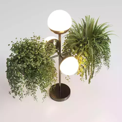 Table-light  plant Indoor  outdoor plants stand pot 