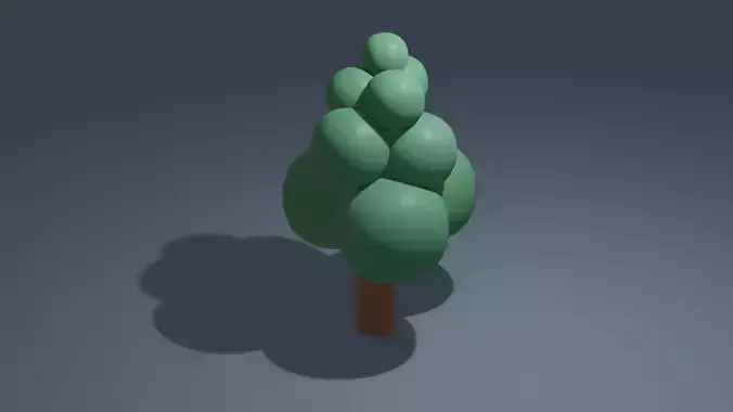 Low poly tree