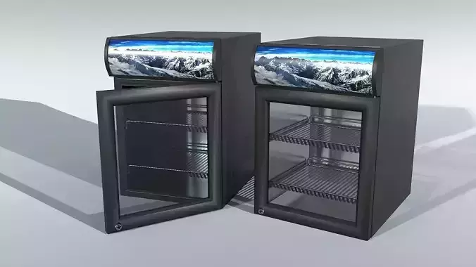 Small Fridge PBR Game Ready