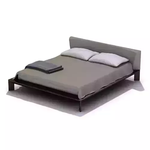 Modern Gray Bed