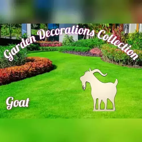 Wonderful Artificial Goat Home and Garden Outdoor Lawn Decor 3D model