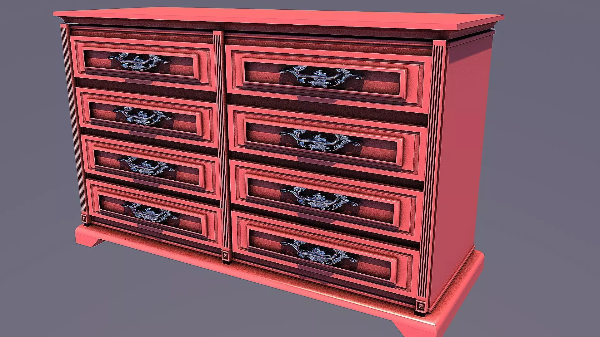 DRESSER chest of drawers 3D model