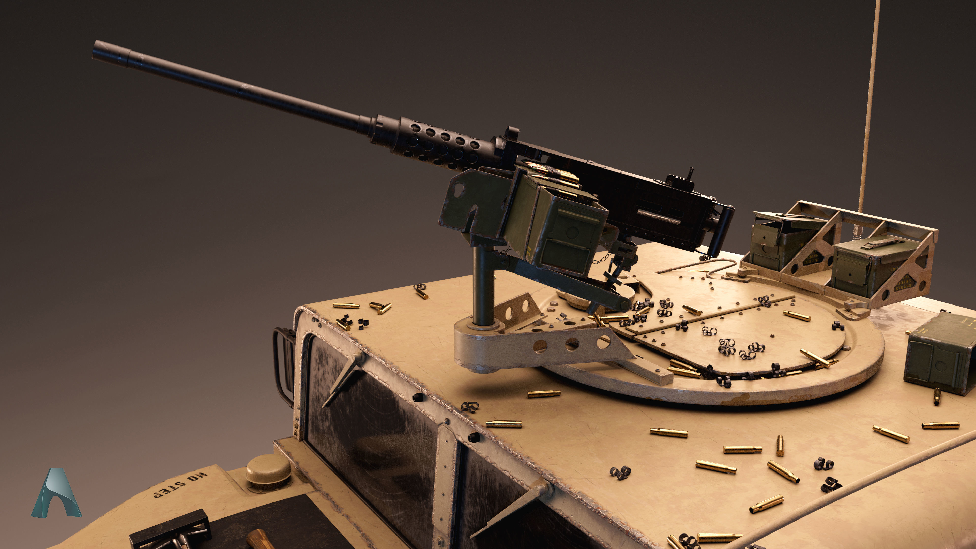 Humvee - Highpoly 3D model_10