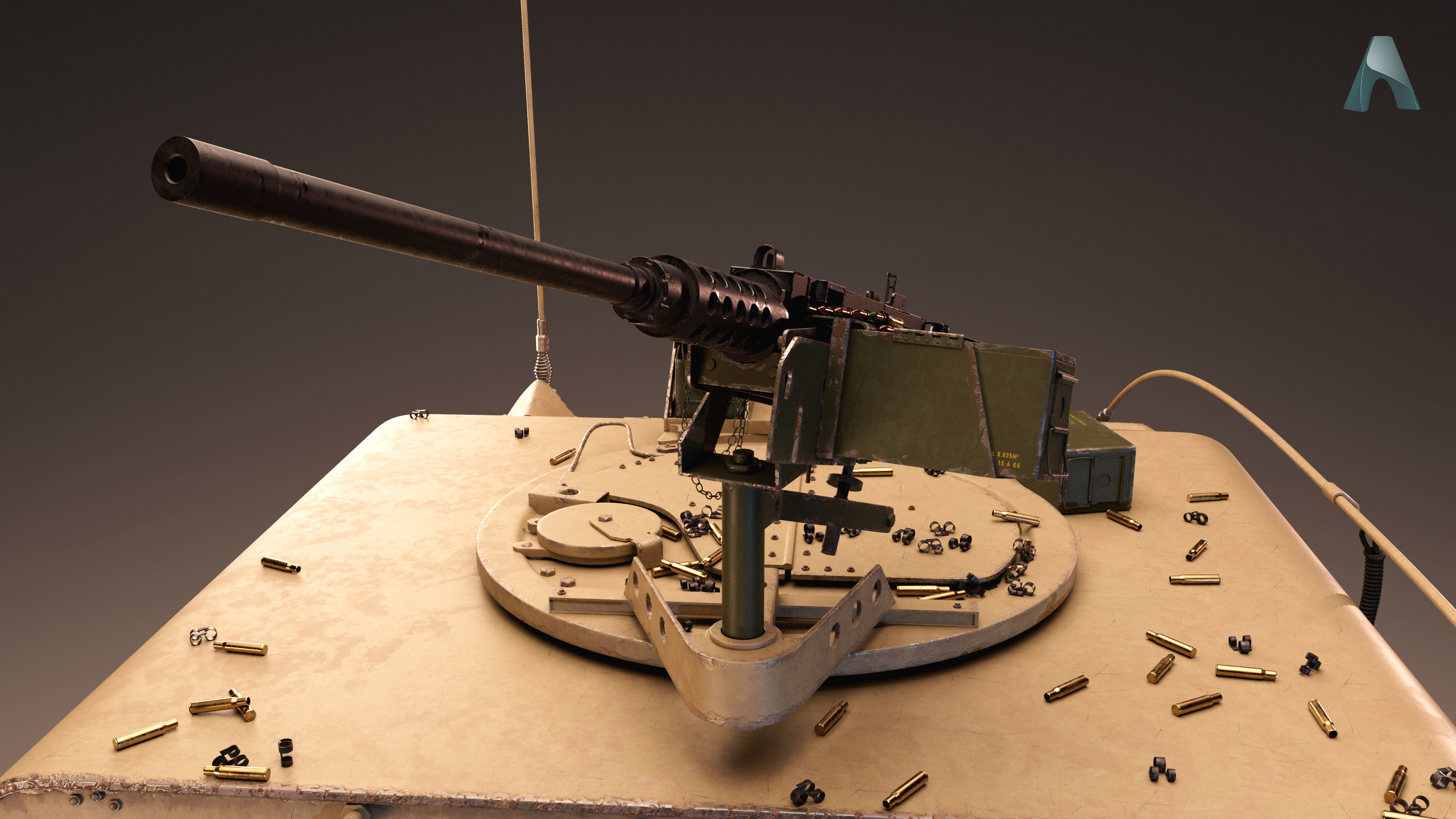 Humvee - Highpoly 3D model_12