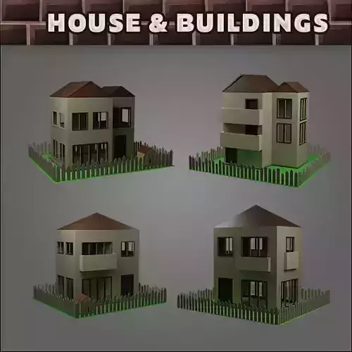 House Structures - Low Poly