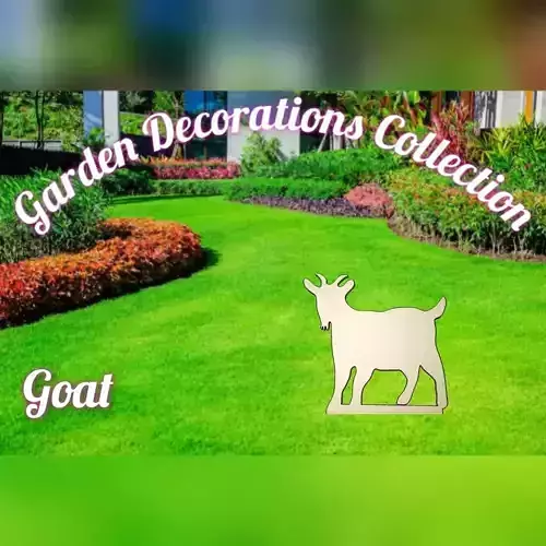 Wonderful Artificial Goat Home and Garden Outdoor Lawn Decor 3D model