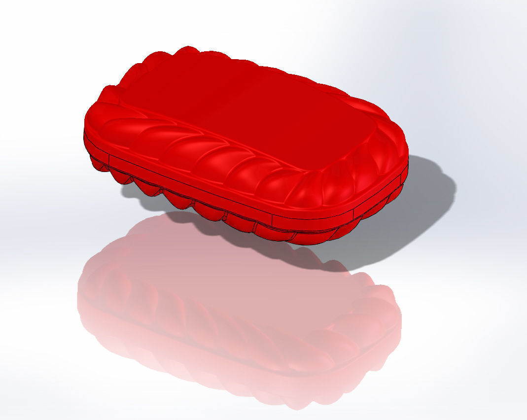 Retro soap dish for old photos 3D print model_8
