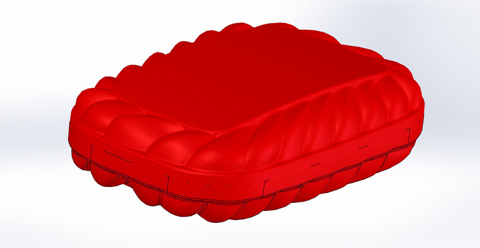 Retro soap dish for old photos 3D print model_3