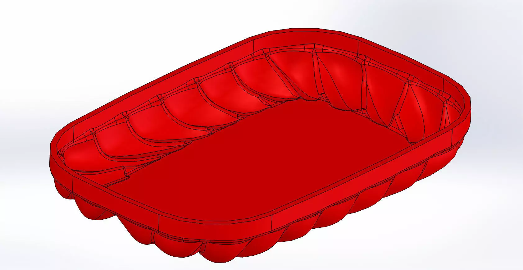 Retro soap dish for old photos 3D print model_0