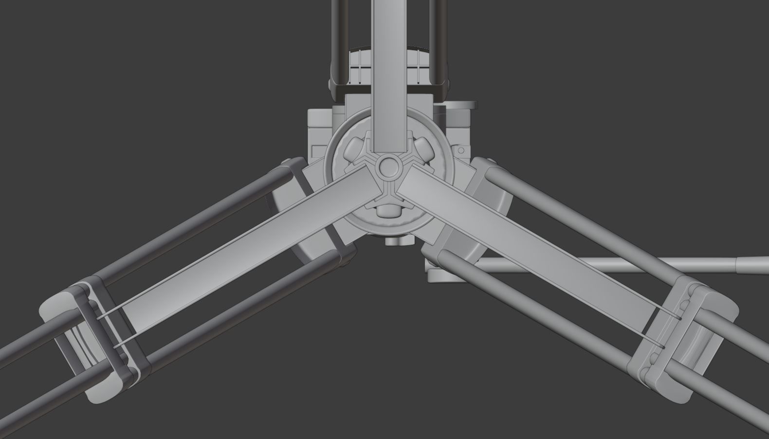 BENRO KH25RM Video Tripod  3D model_9