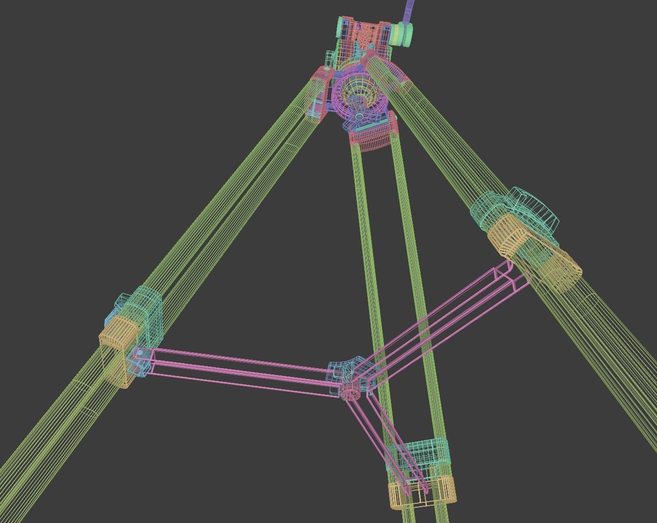 BENRO KH25RM Video Tripod  3D model_11