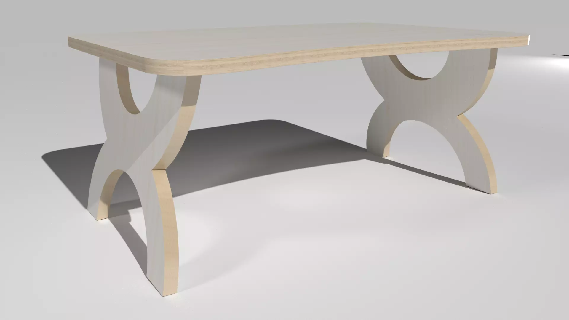 Laptop Folding Table Stand Low-poly 3D model