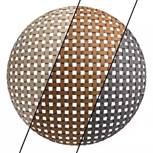 Wicker materials 6- PBR 4k by Sbsar