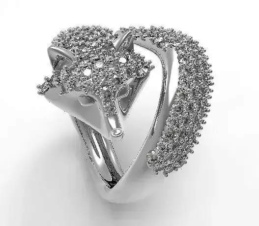 Fox ring pave