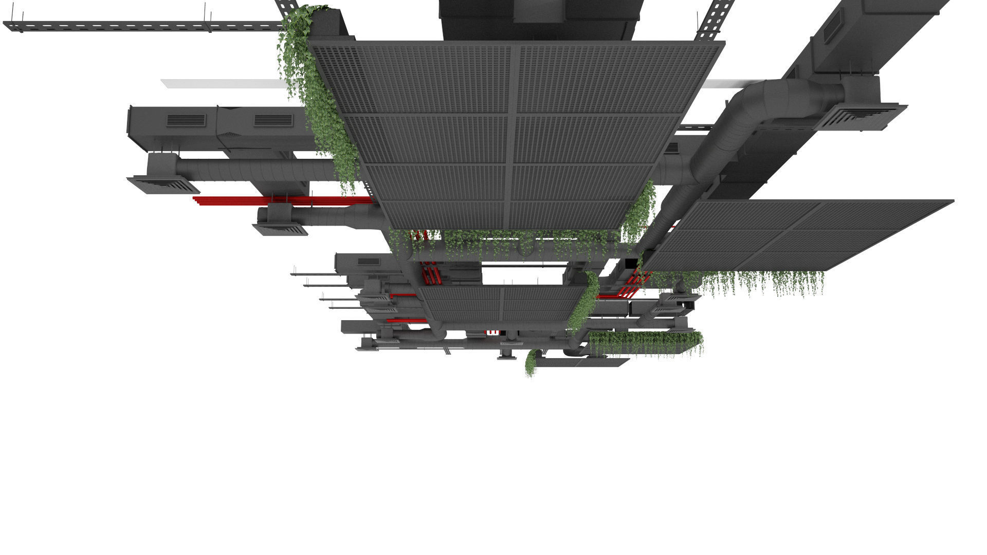 Ventilation system set 3D model_1